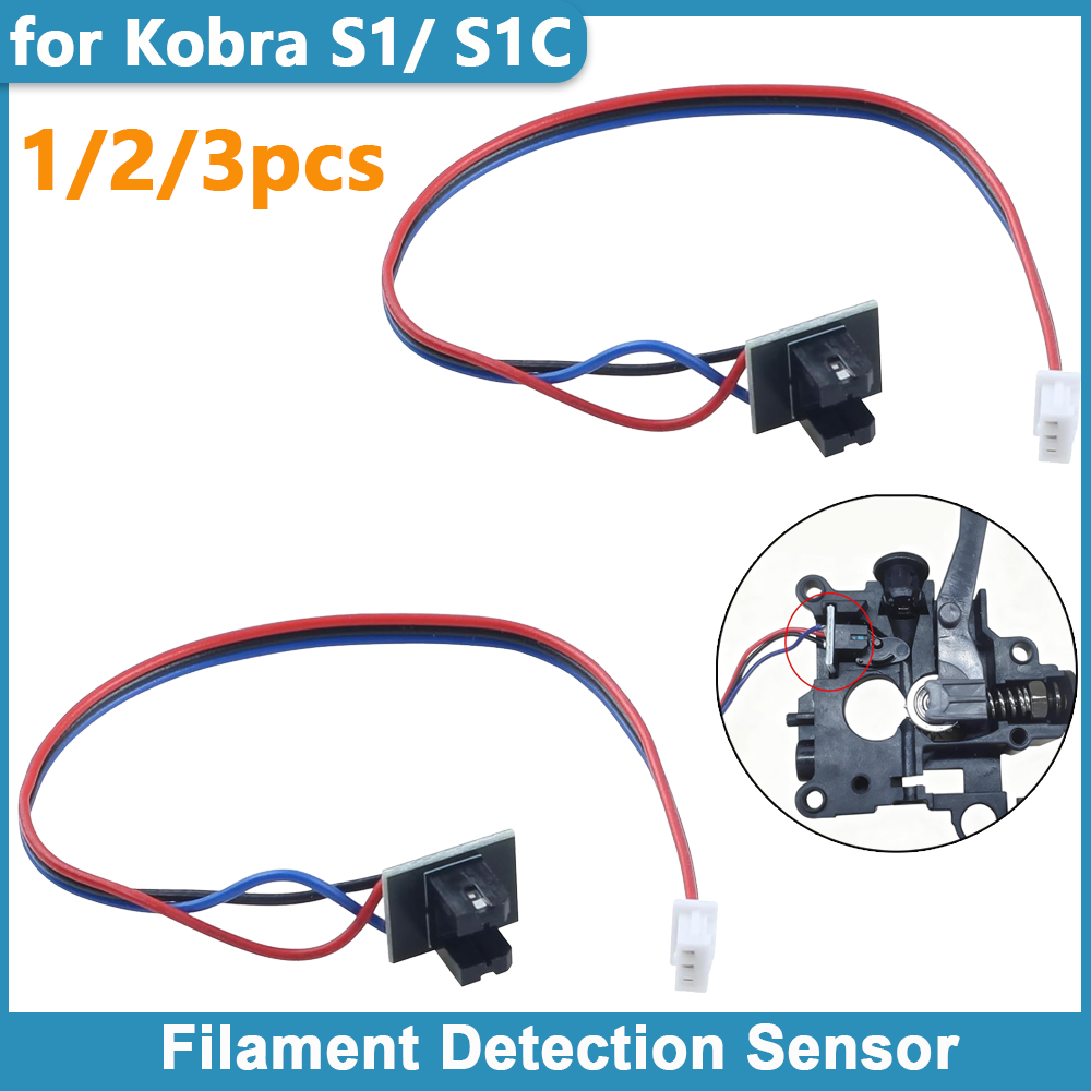Filament Runout Sensor - Kobra S1/S1C フィラメント検出センサー交換用検出器ブレーク PCB ボードケーブル Anycubiic
