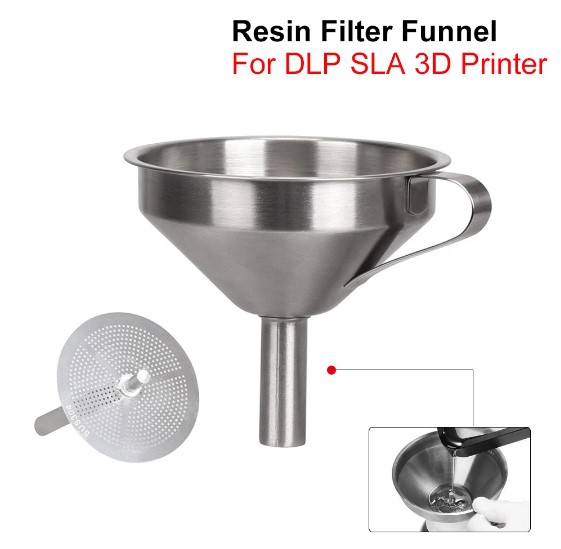 3D Printing Uv Sensitive Resin - 3D プリンタ樹脂フィルターファンネルステンレス鋼取り外し可能なダブルストレーナー UV 樹脂フィルターカップ Elegoo Anycubic