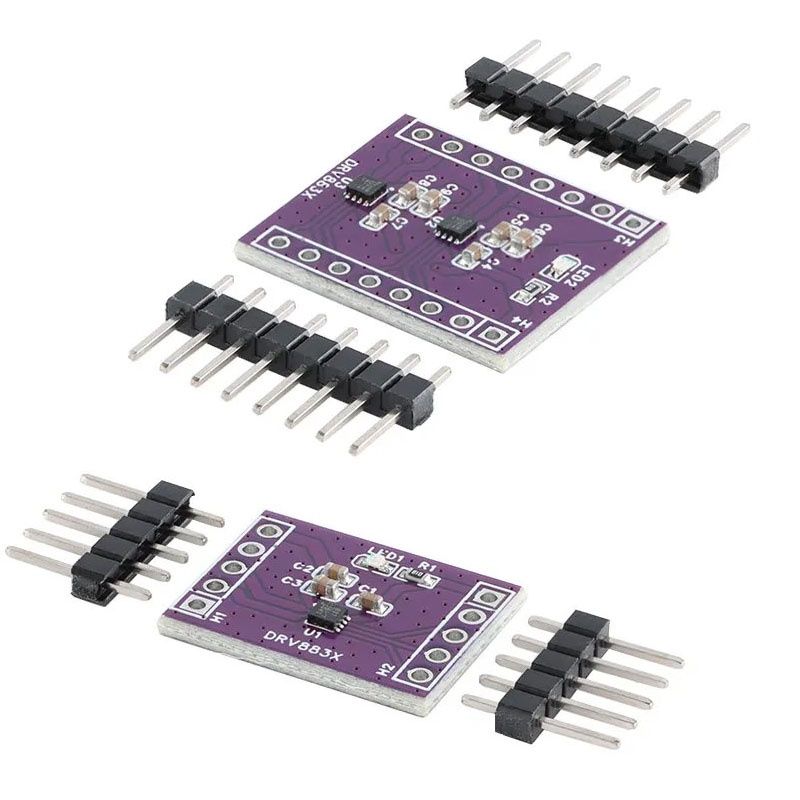 Stepper Motor - DRV8837 1/2 チャンネル DC H ブリッジモーターダイバーモジュール