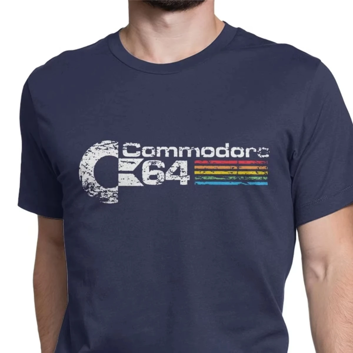 3D Printing Nerd - レトロコモドール 64 トップス Tシャツ新しい純粋な綿 Tシャツカミサス C64