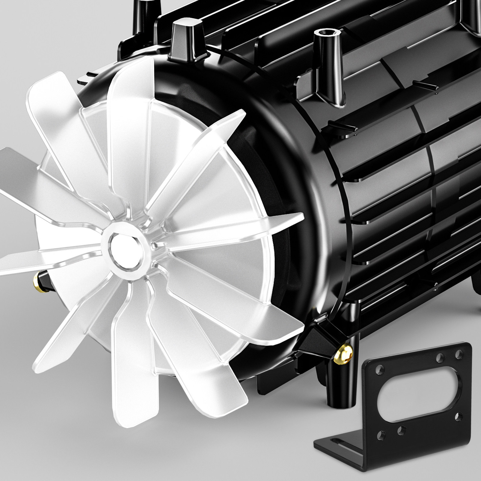 Stepper Motor - スチール製ギアモーター取り付けブラケット、ステッパーおよびDCモーター用モーターマウントホルダー、しっかりとした頑丈なベース、簡単なセットアップ、ユニバーサルL字型