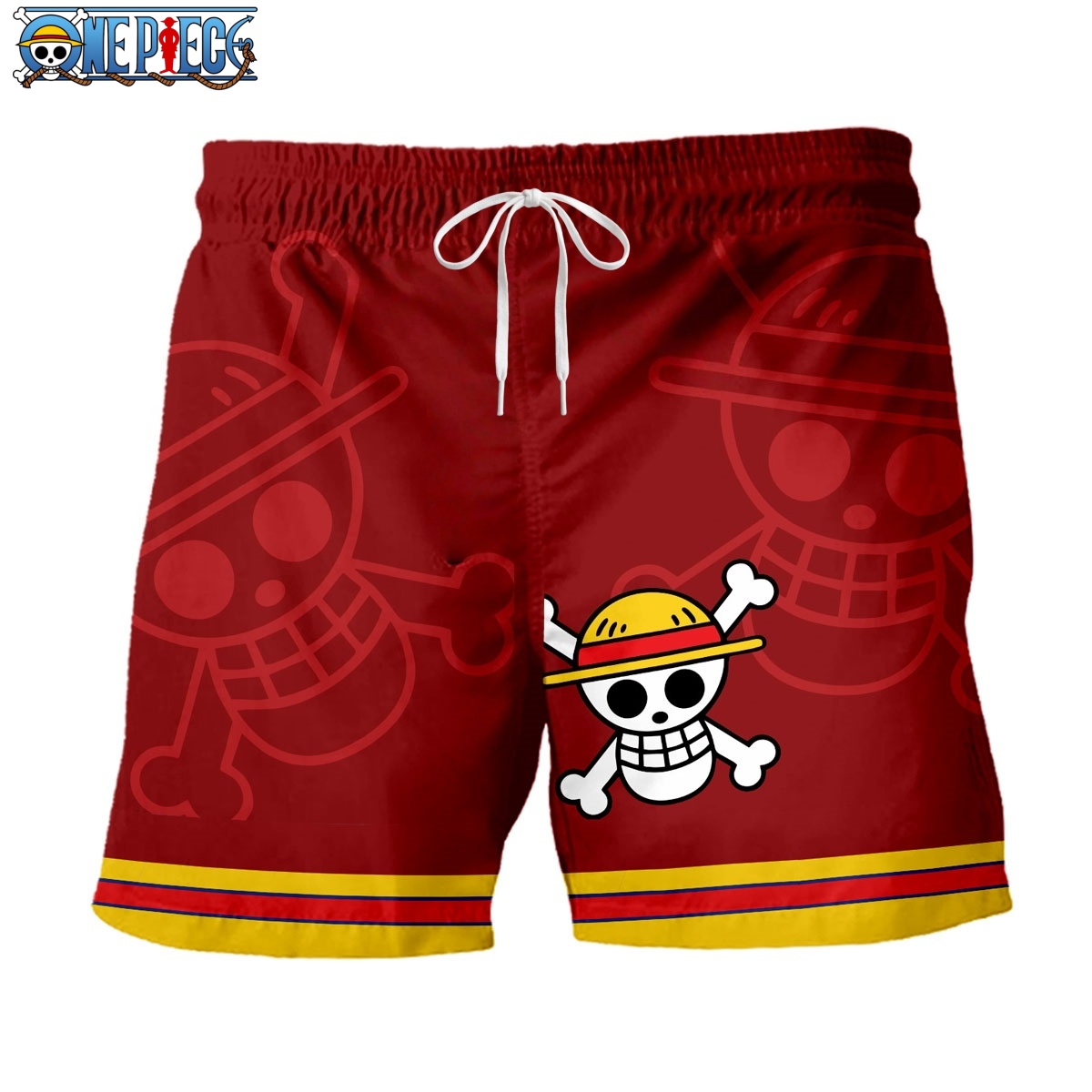 3D Printing Luffy - 2026 夏ワンピース ルフィ レトロ コスプレ ショーツ