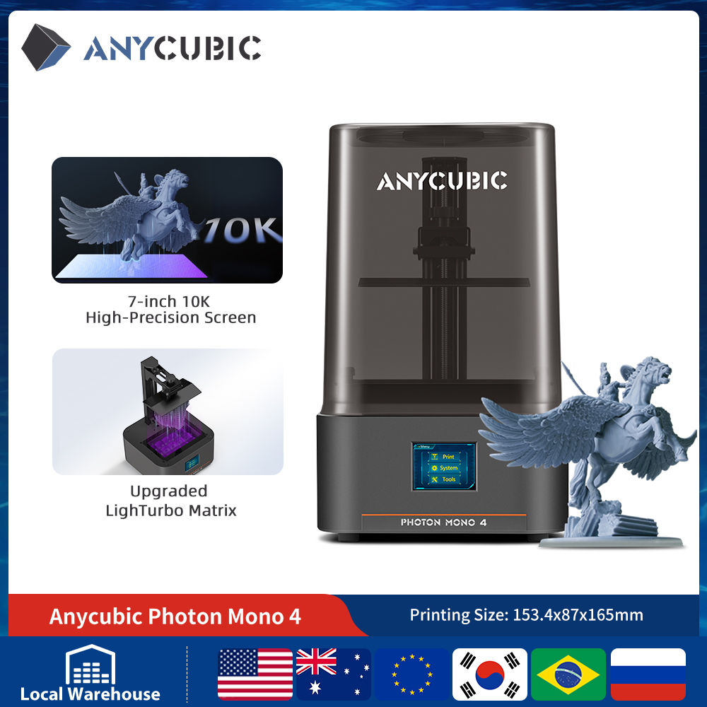 3D Printing Uv Sensitive Resin - 先行販売 ANYCUBIC Photon Mono 4 AE