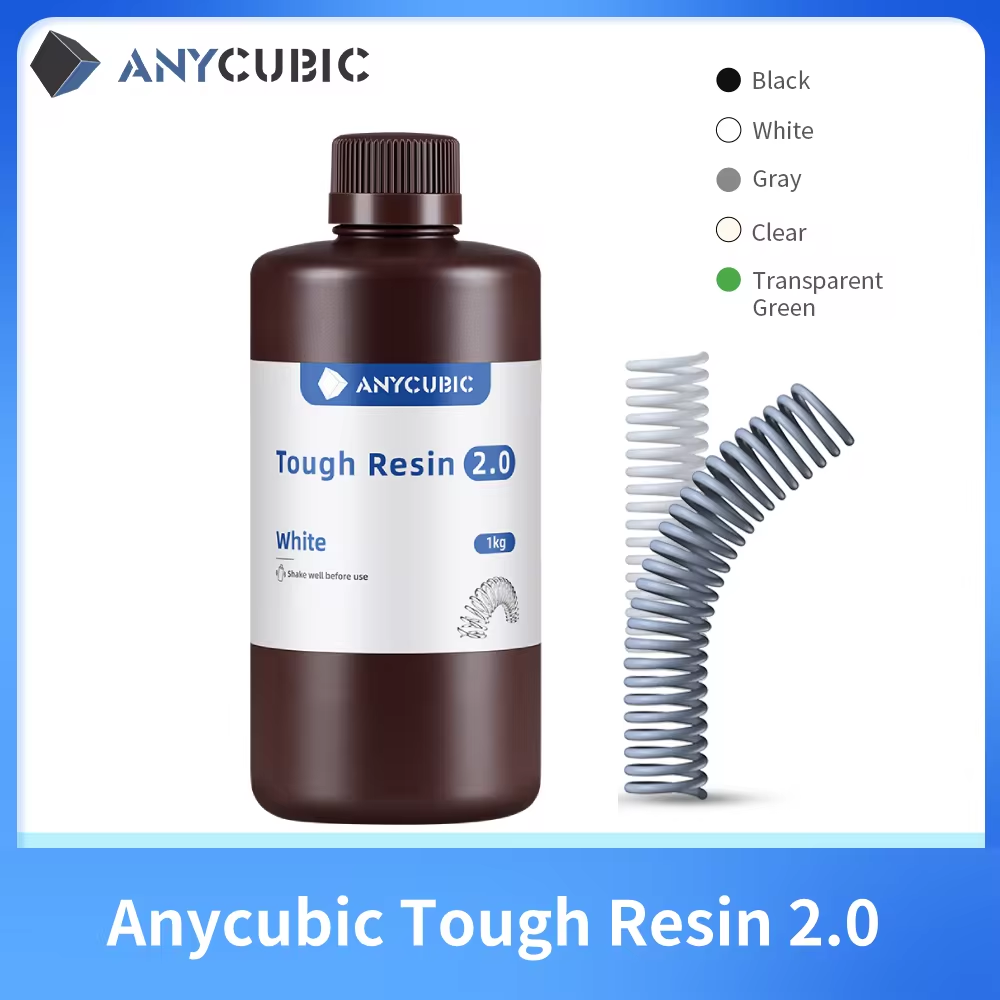 3D Printing Uv Sensitive Resin - Any立方-柔軟なタフテの樹脂,3D印刷材料,フォトンモノックス,フォトンボ,レーザー,ハイカラー,2.0液晶