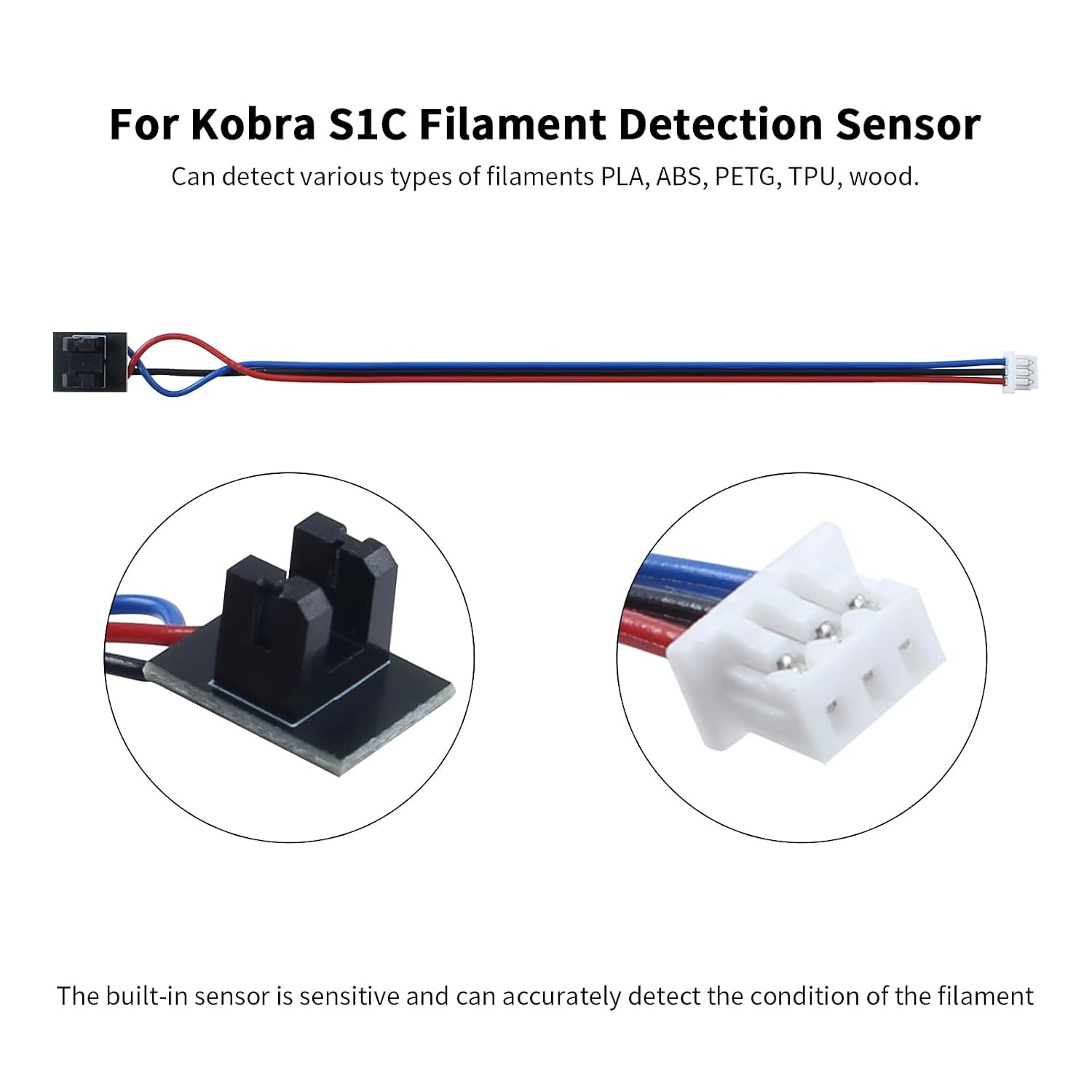 Kobra S1/S1C フィラメント検出センサー交換用検出 - Filament Runout Sensor のレビューと価格