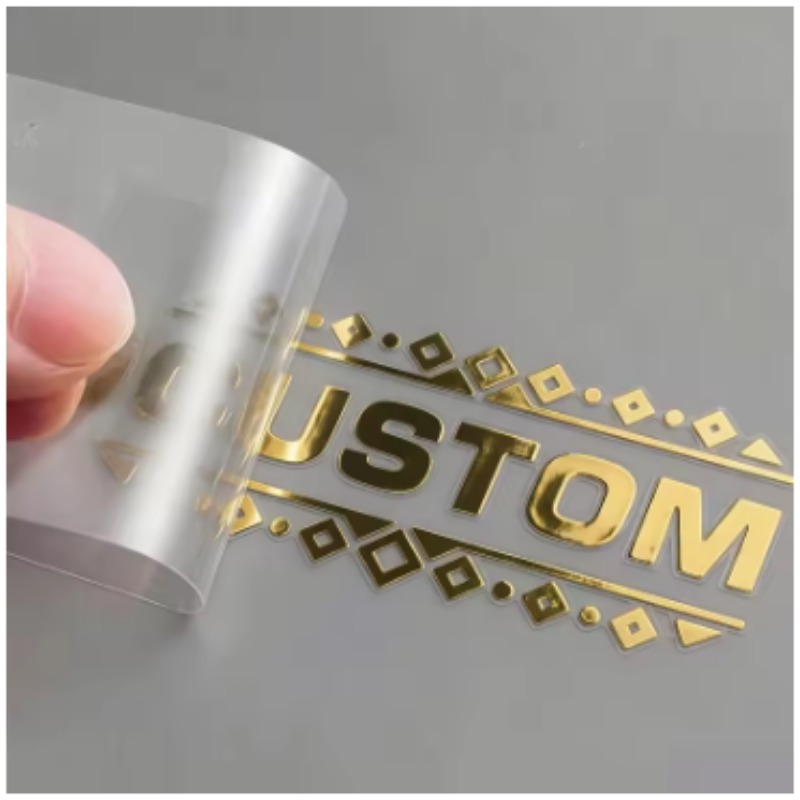 カスタム3Dゴールド転写ステッカー シルバーメタルロゴ DT - 3D Printing Logo のレビューと価格