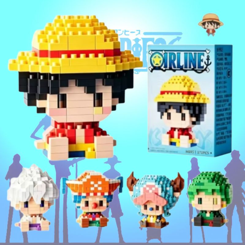 ワンピース 太陽神ニカ ルフィ マイクロブロック チョッパー - 3D Printing Lego のレビューと価格