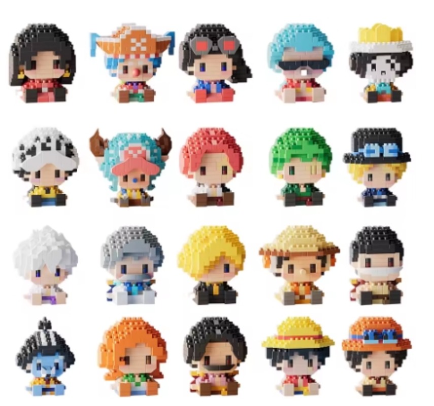 ワンピース 太陽神ニカ ルフィ マイクロブロック チョッパー - 3D Printing Lego のレビューと価格