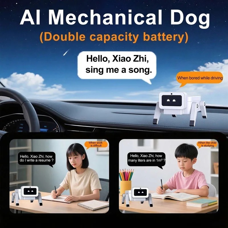 子供向け小智AIロボットペット、音声制御ロボット子犬、人間と - 3D Printing Nerd のレビューと価格