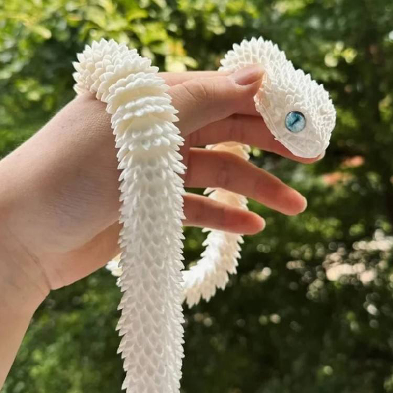 2026年新作 3Dプリント製リアルな蛇の置物 可動関節付き - 3D Printing Yourself のレビューと価格