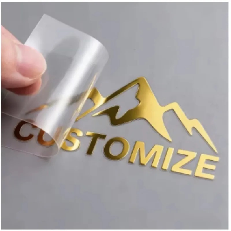 3Dカスタム転写ステッカー シャインメタルロゴ クリスタルラ - 3D Printing Logo のレビューと価格