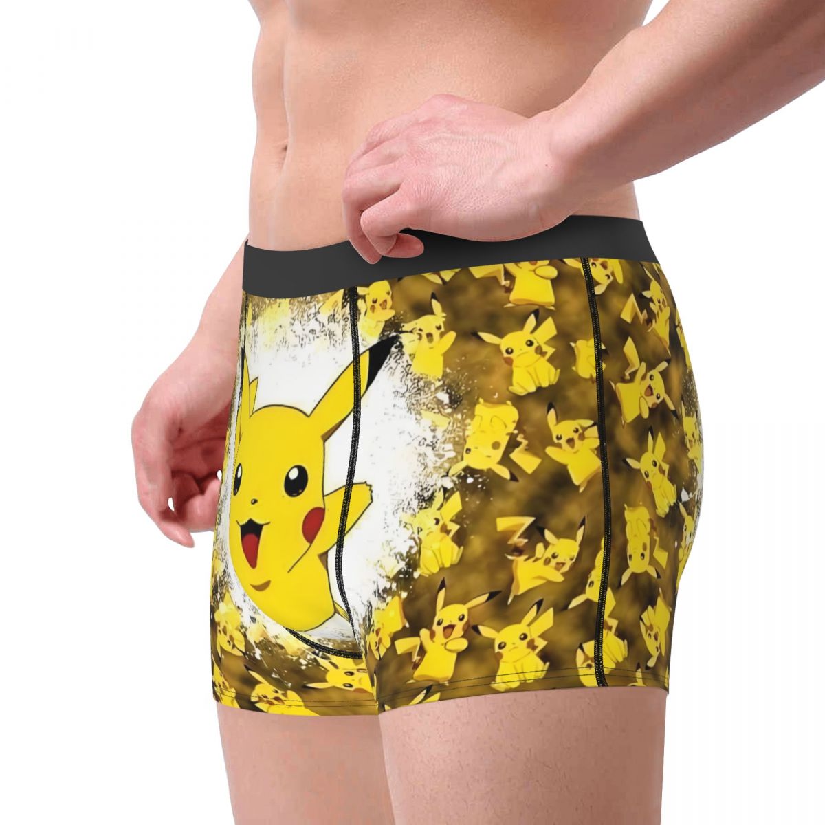 カスタム P-Pikachues アニメボクサーパンツ男性用 - 3D Printing Videos のレビューと価格