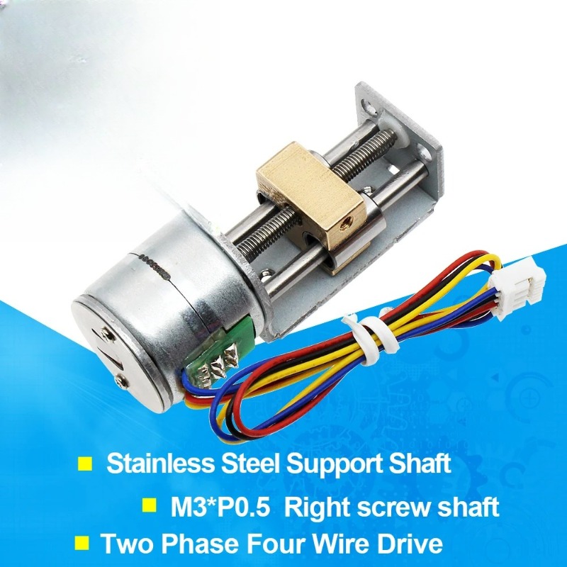 20mmマイクロスクリュー一体型スライドテーブルステッピング - Stepper Motor のレビューと価格