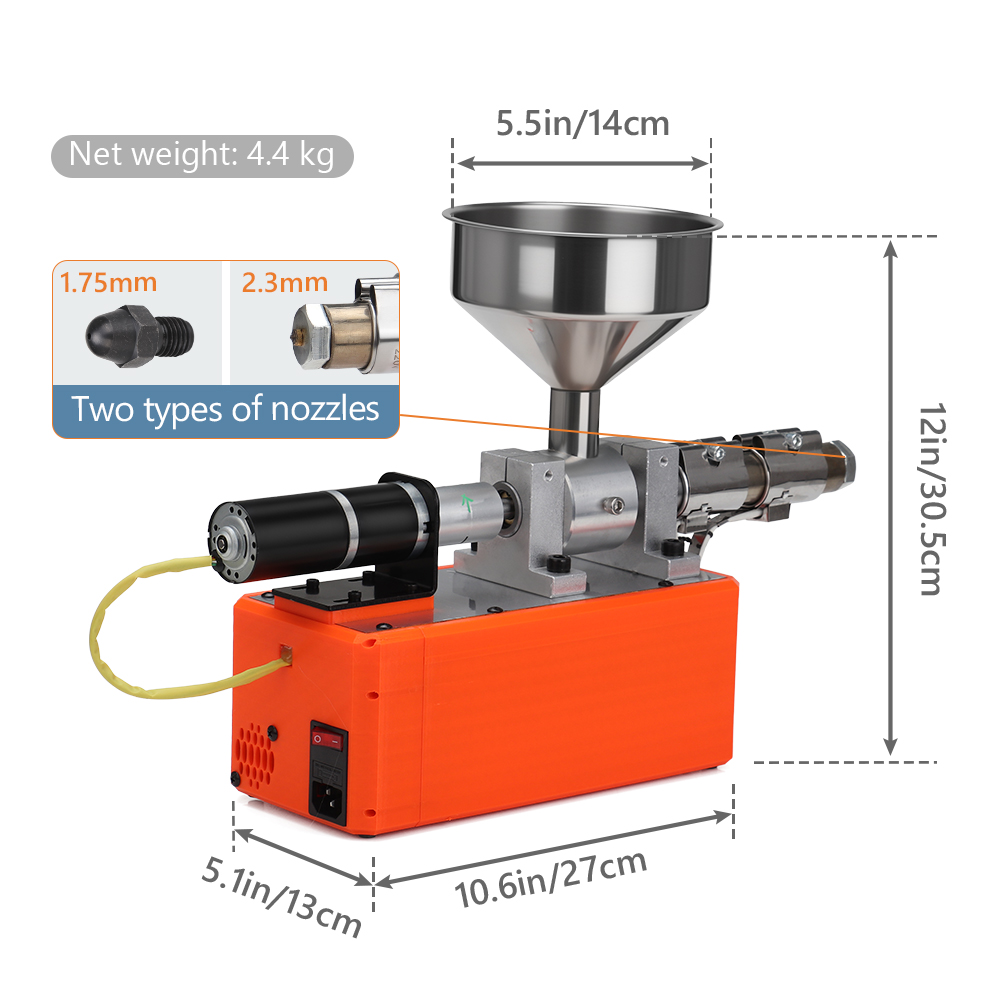 デスクトップラボ小型単軸プラスチック押出機（3Dプリンターフ - 3D Printer Extruder のレビューと価格
