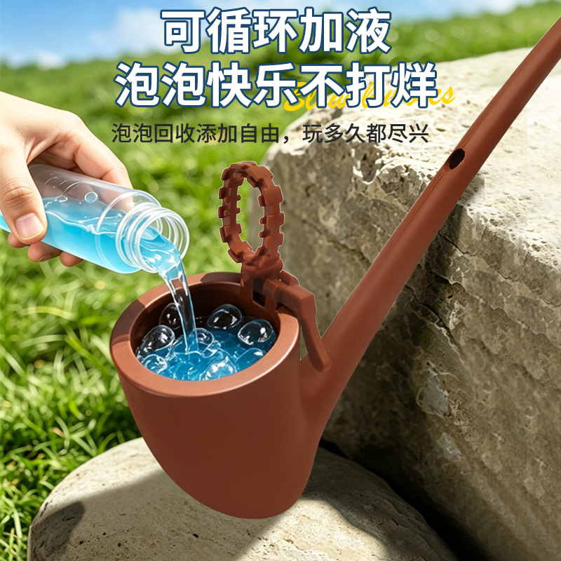 ノベルティパイプ型バブルマシン 3Dプリント製 面白い探偵用 - 3D Printing Nerd のレビューと価格