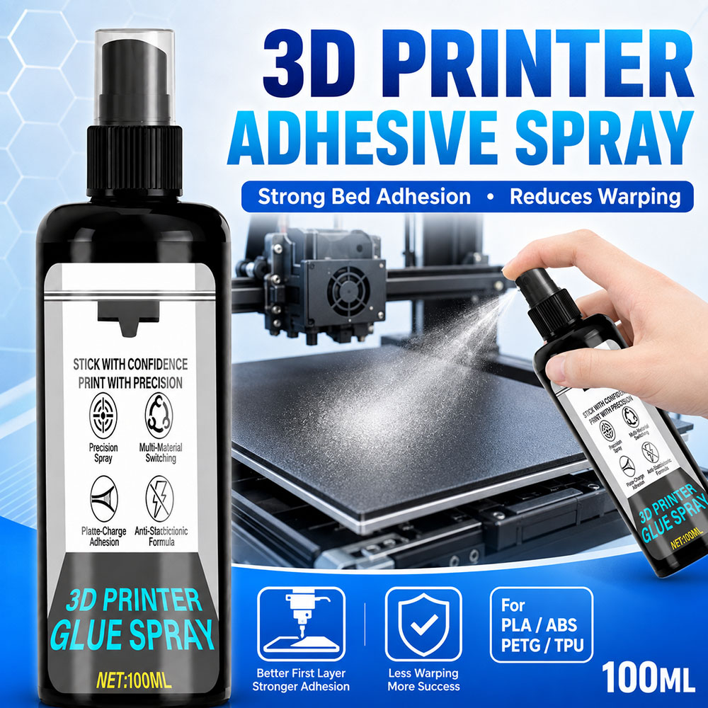 100/200ml 強力3Dプリンター用接着スプレー - P - Petg Filament のレビューと価格