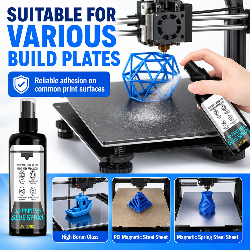 100/200ml 強力3Dプリンター用接着スプレー - P - Petg Filament のレビューと価格