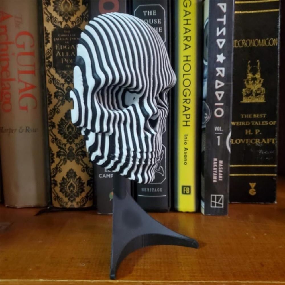 視覚錯覚3Dプリントスカルおもちゃシミュレーションモデル光る - 3D Printing Yourself のレビューと価格