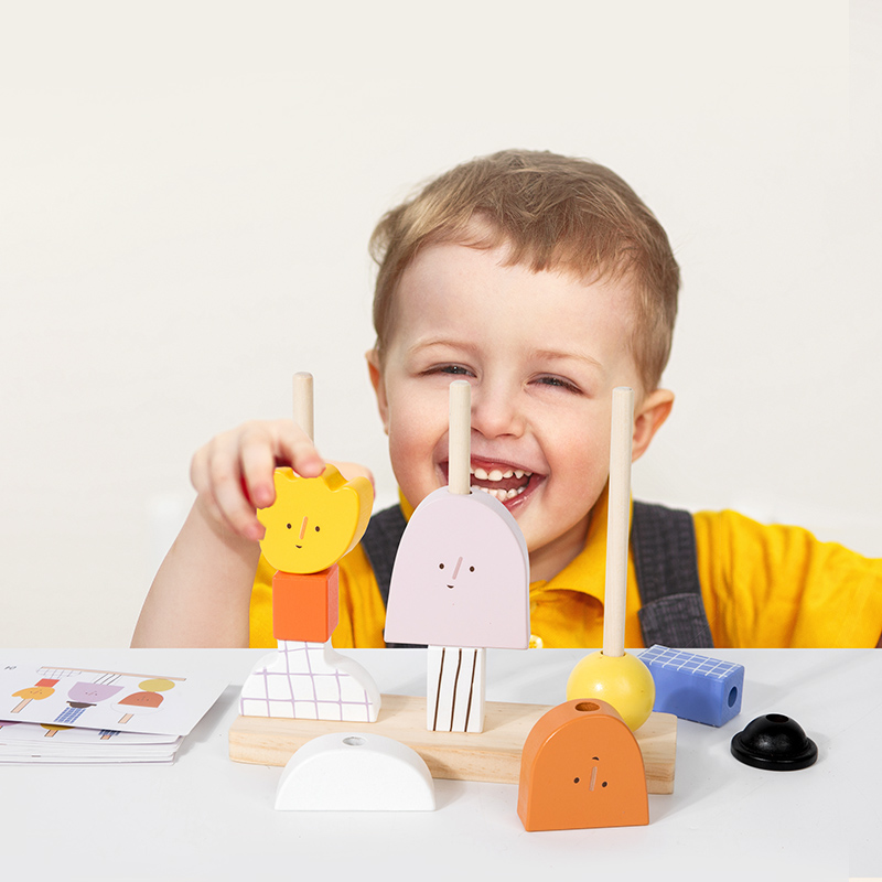 モンテッソーリ-子供のための3D木製ビーズブロックおもちゃセ - 3D Printing Lego のレビューと価格