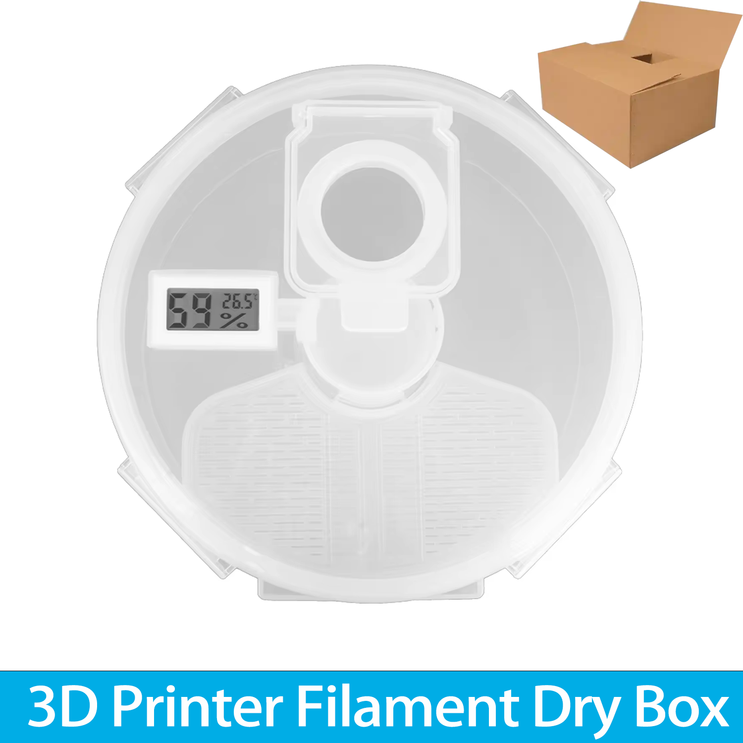 3Dプリンター用1KG PLAフィラメントボックス 防塵防湿 - Petg Filament のレビューと価格