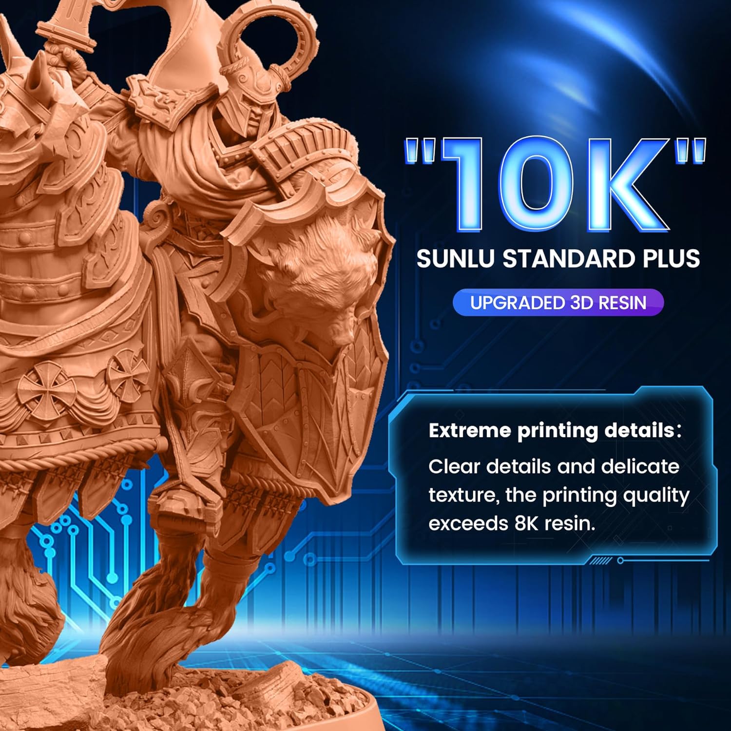 SUNLU 3KG スタンダード/レッドワックスレジン 10 - 3D Printing Uv Sensitive Resin のレビューと価格