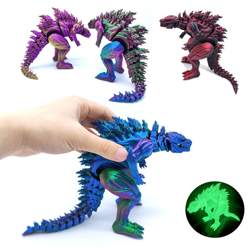 3D 印刷筋肉恐竜アクションフィギュアミニおもちゃモンスター - 3D Printing Yourself のレビューと価格