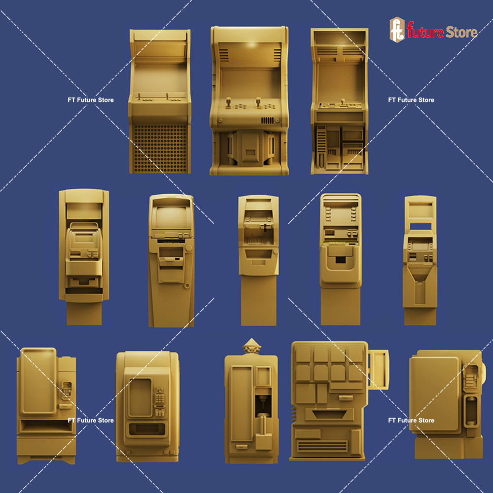 3D プリント 1/64 アーケードゲームセルフサービス A - 3D Printing Nerd のレビューと価格