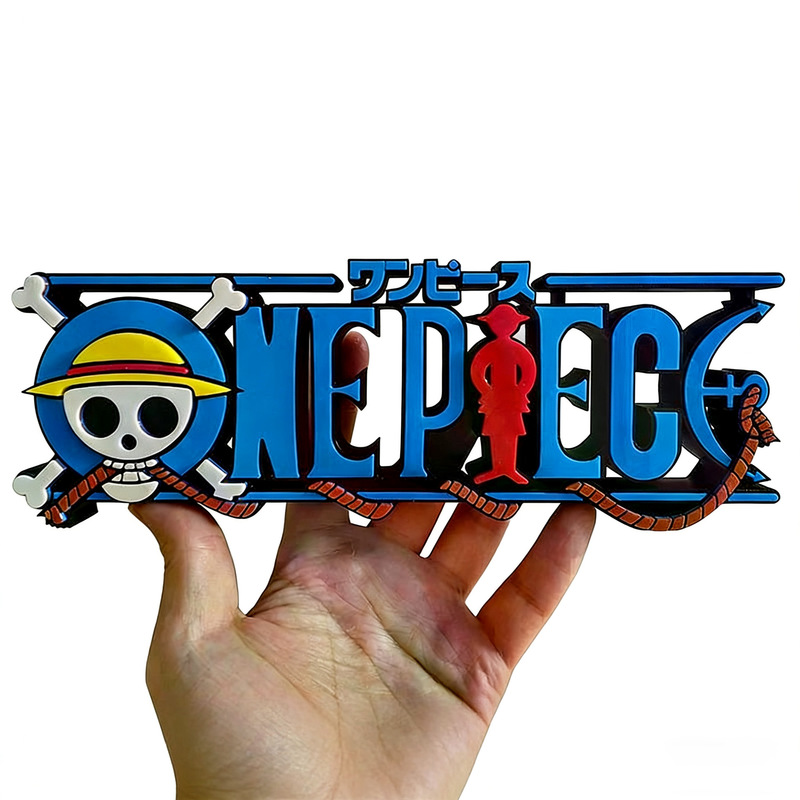 新しいワンピースドラゴンボール麦わら帽子スカルロゴ 3d プ - 3D Printing Logo のレビューと価格