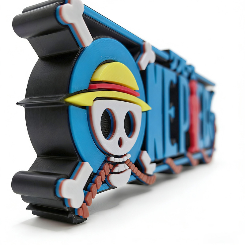 新しいワンピースドラゴンボール麦わら帽子スカルロゴ 3d プ - 3D Printing Logo のレビューと価格