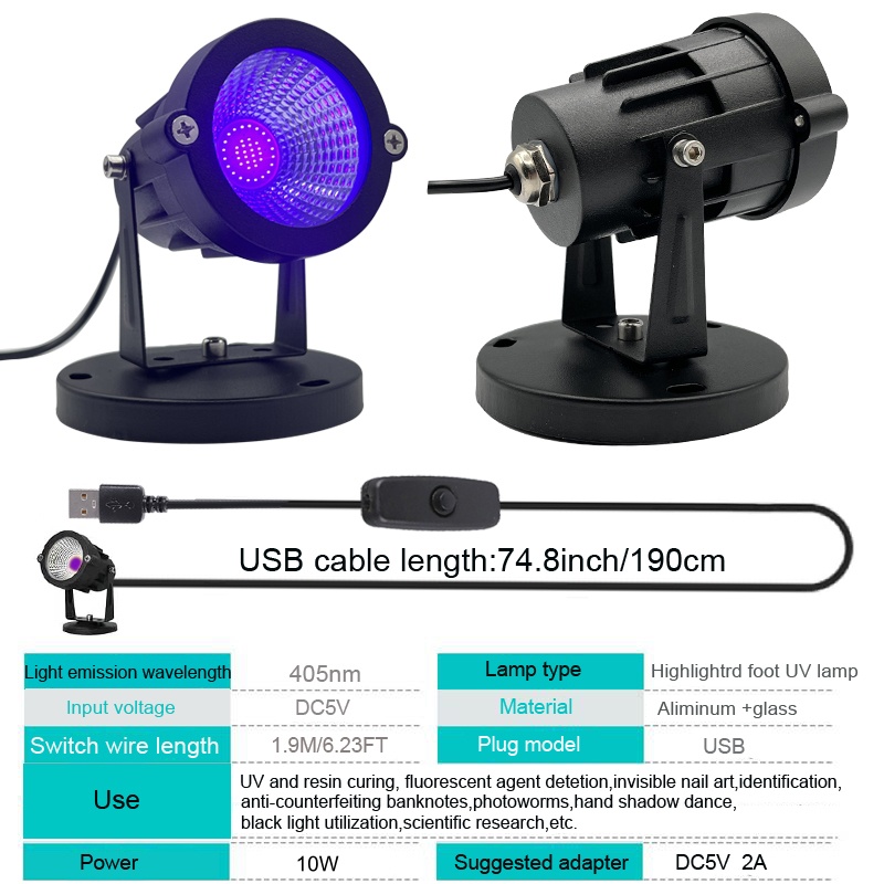 LED パープルライト 10W 30W ブラックライト 40 - 3D Printing Uv Sensitive Resin のレビューと価格