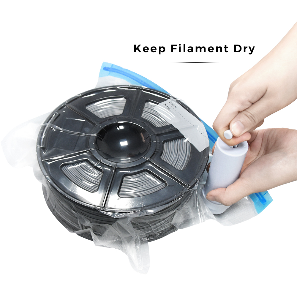 3Dフィラメント乾燥保管真空シールバッグとポンプ、1KG P - Petg Filament のレビューと価格