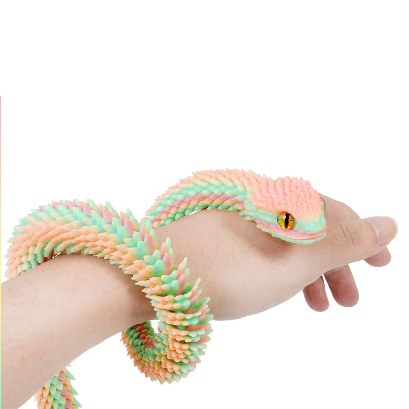 3D プリントヘビ可動ジョイントそわそわおもちゃ置物シミュレ - 3D Printing Yourself のレビューと価格