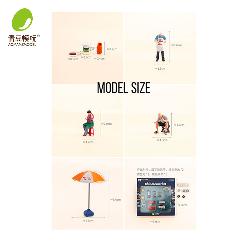 1/64 ナイトマーケットのモデルキット - 高精度3Dプリ - 3D Printing Yourself のレビューと価格