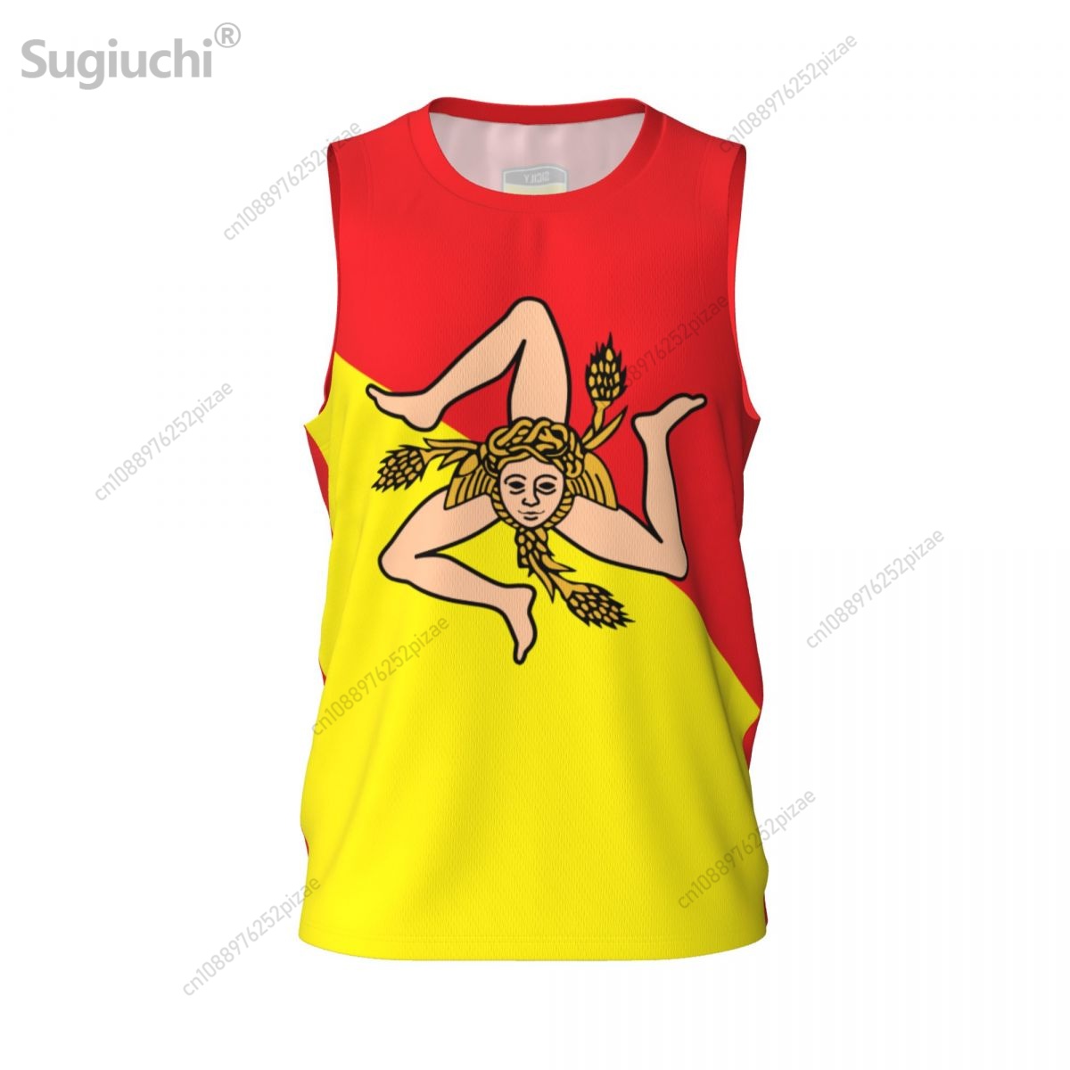 男性用の通気性のある3D旗スポーツTシャツ,バスケットボール - 3D Printing Name のレビューと価格