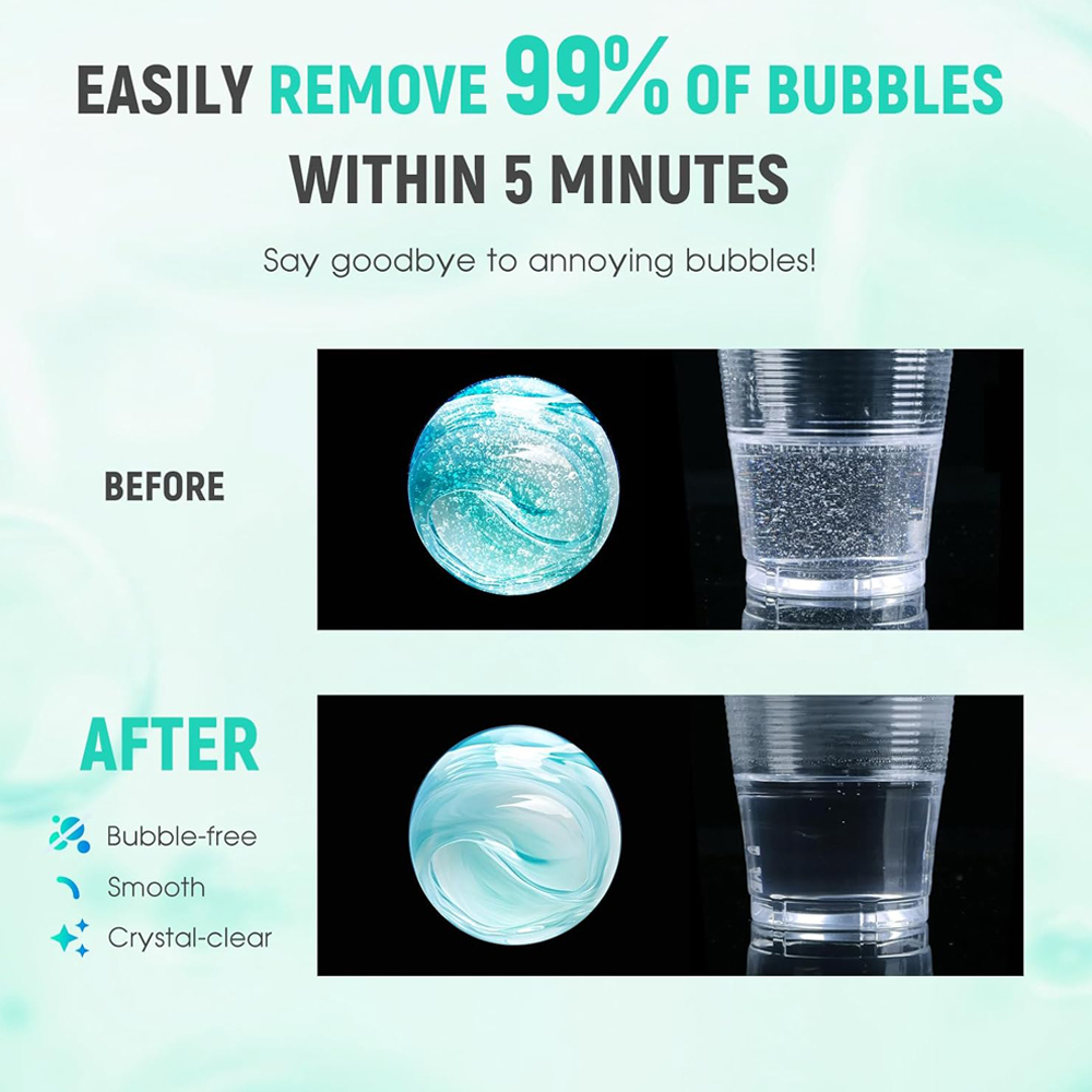 最新樹脂気泡除去剤プロ、9分以内に素早く99%気泡除去、-9 - 3D Printing Nerd のレビューと価格