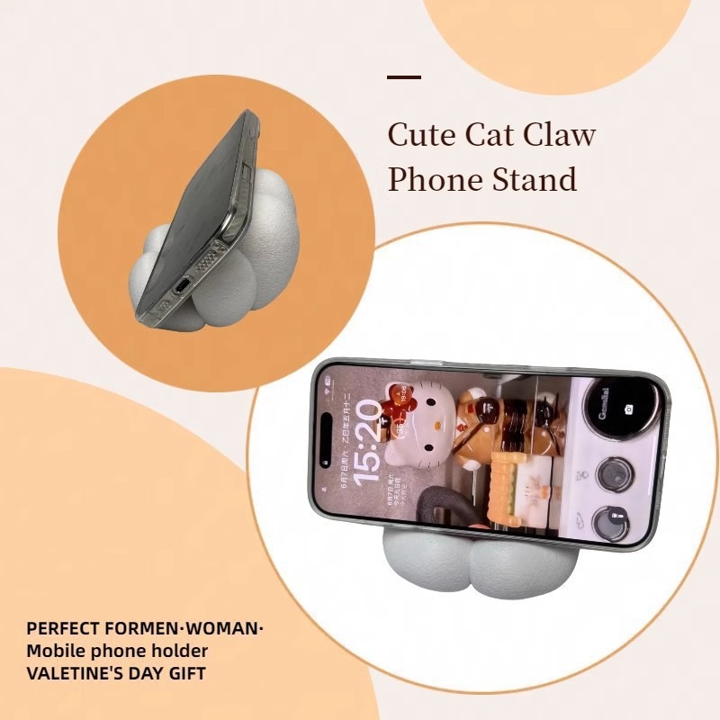 かわいい猫の足型スマホスタンド、3Dプリントデスクトップホル - 3D Printing Videos のレビューと価格