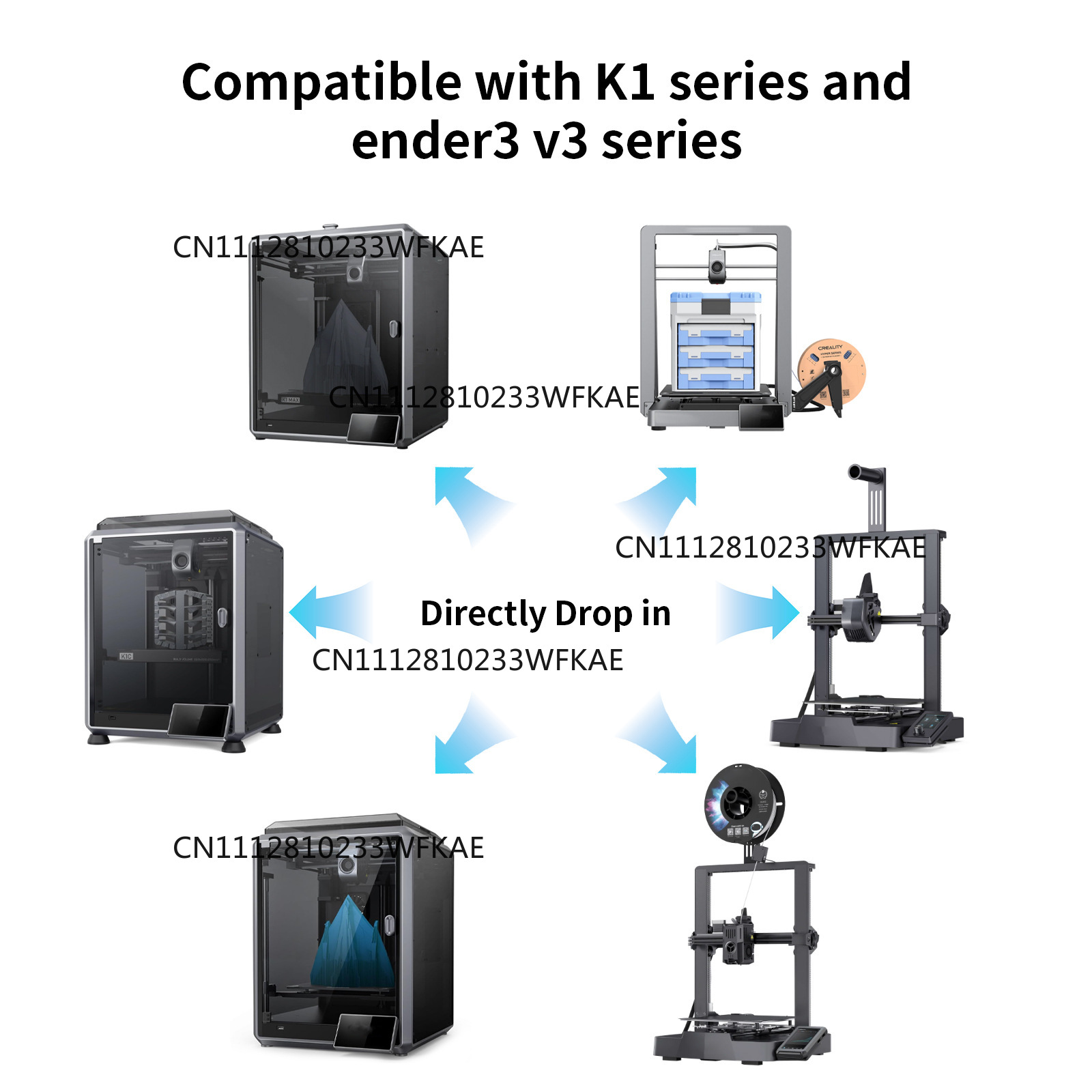 Creative K1シリーズ/Ender-3 V3 PLU - 3D Printer Extruder のレビューと価格